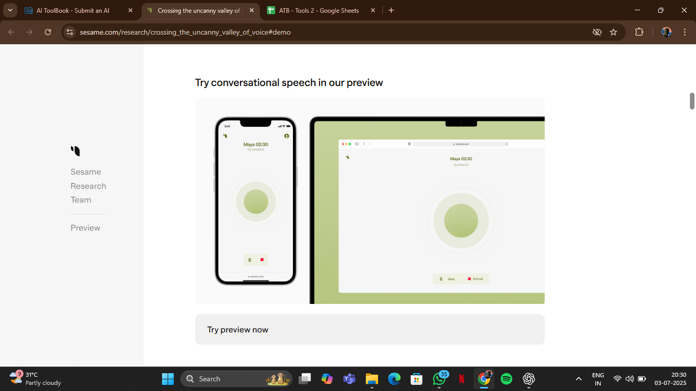 Sesame AI