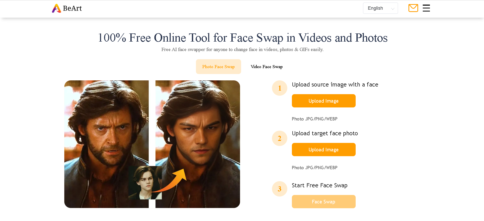 BeArt AI Face Swap