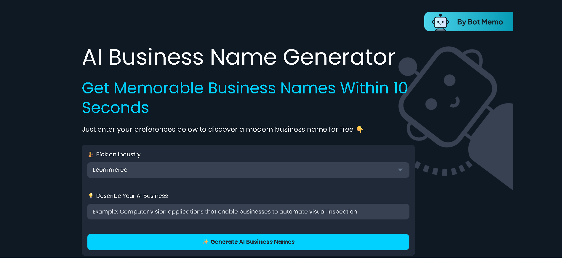 AI Business Name Generator
