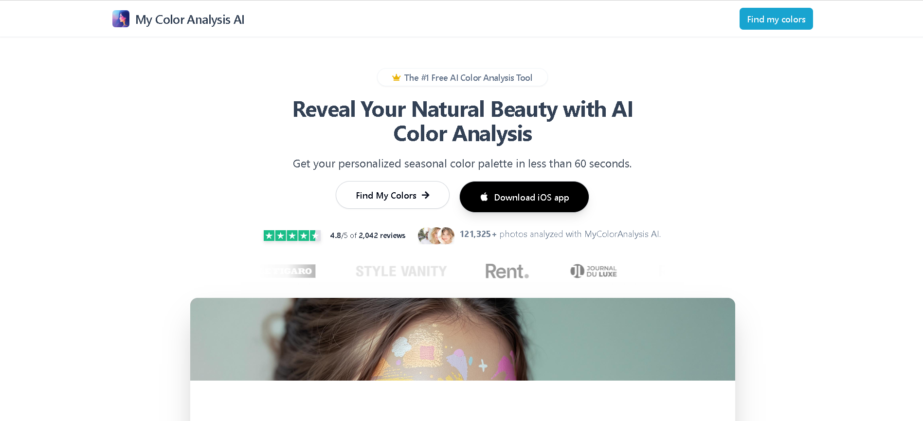 My Color Analysis AI