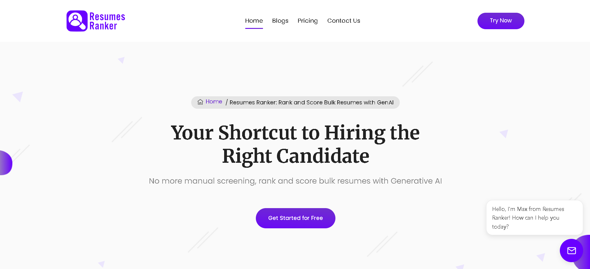 Resumes Ranker