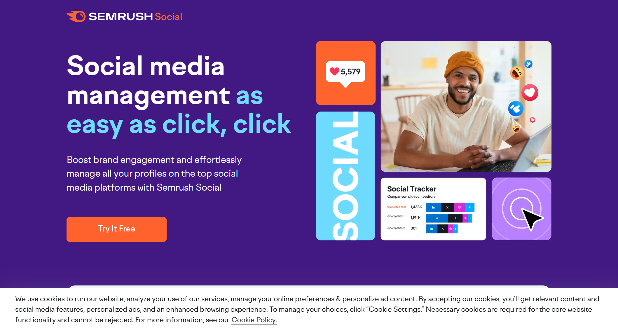 Semrush Social AI