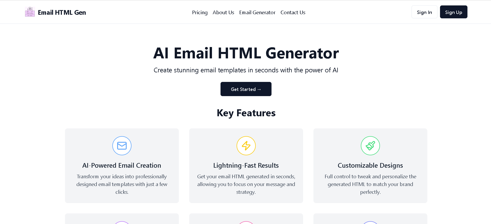 Email HTML Gen