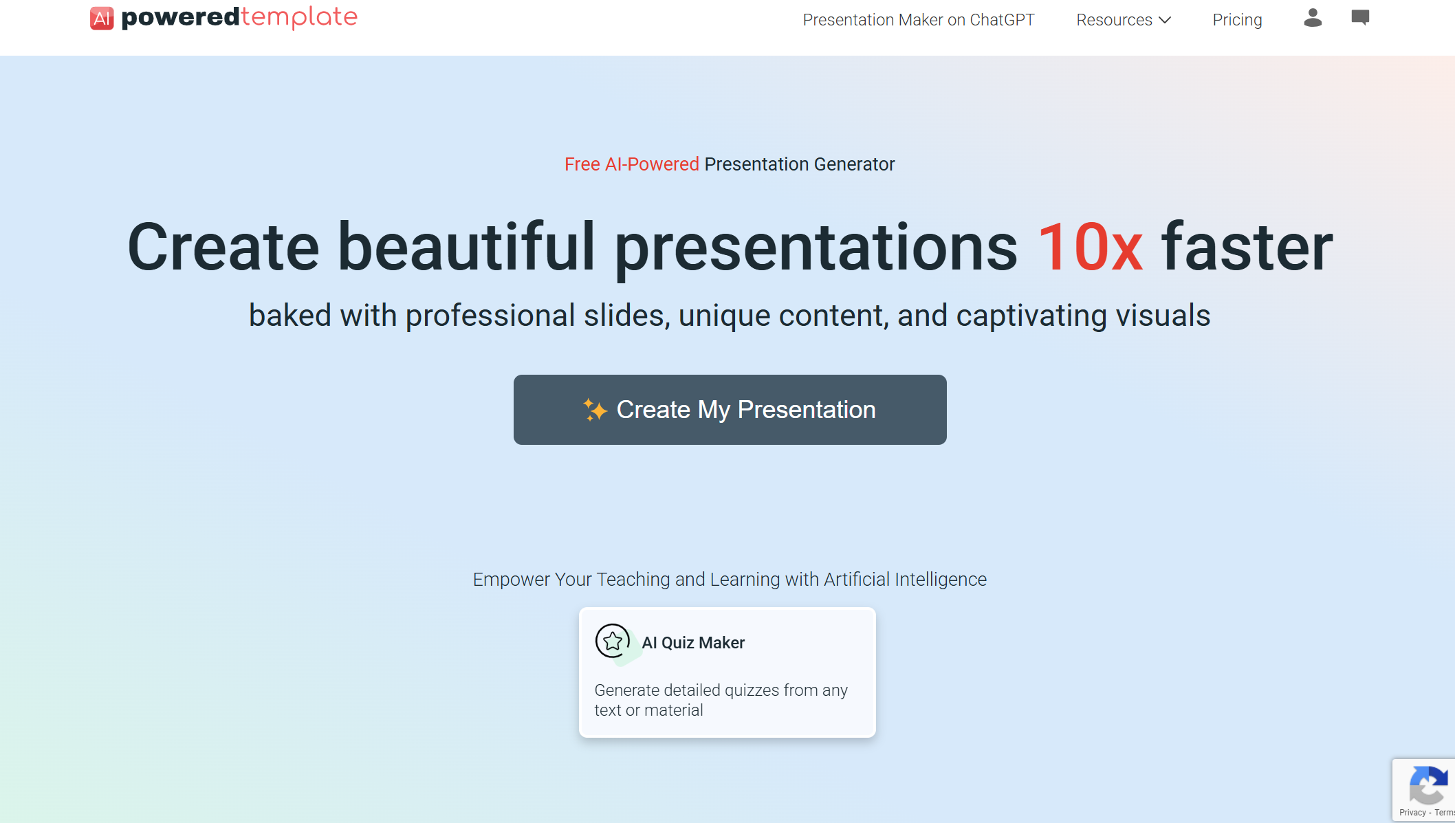AI Powered template