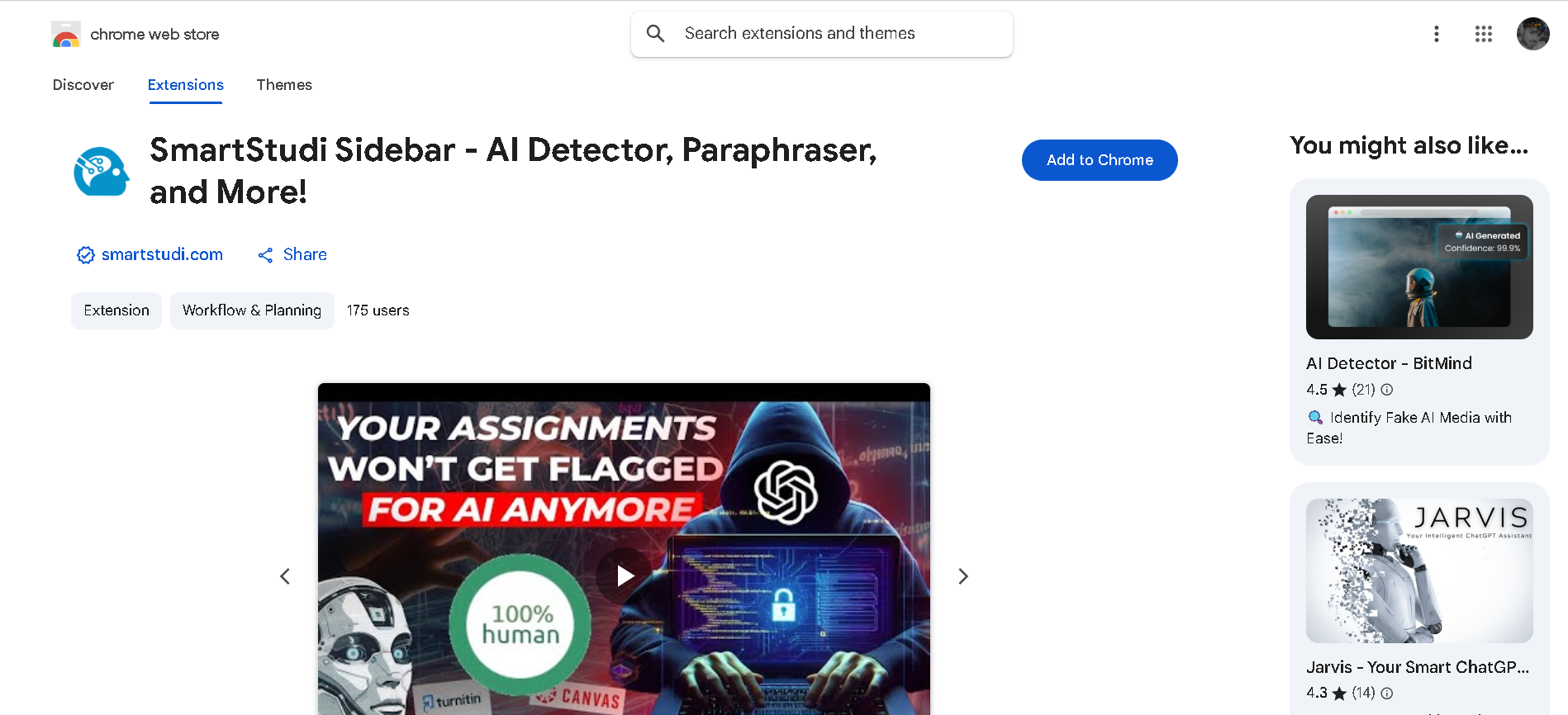 SmartStudi Sidebar
