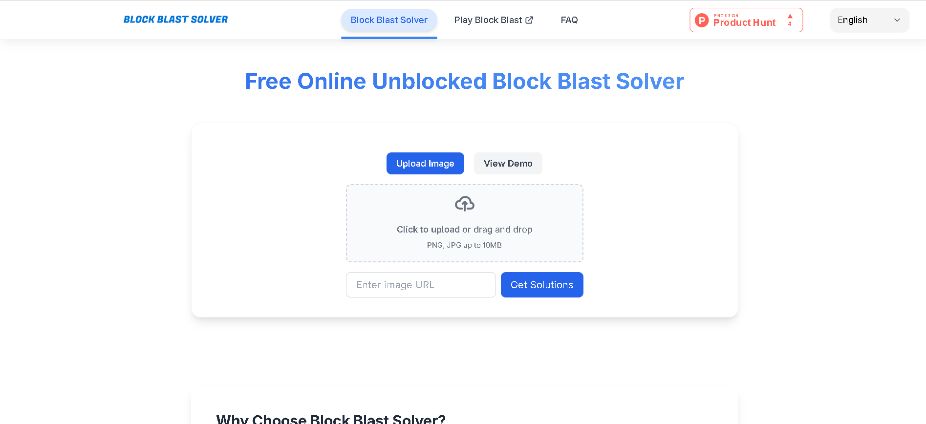 Block Blast Solver