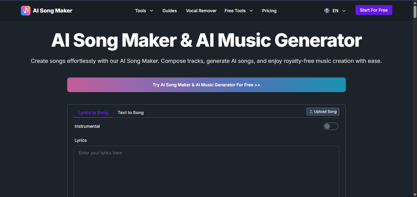 AI song maker