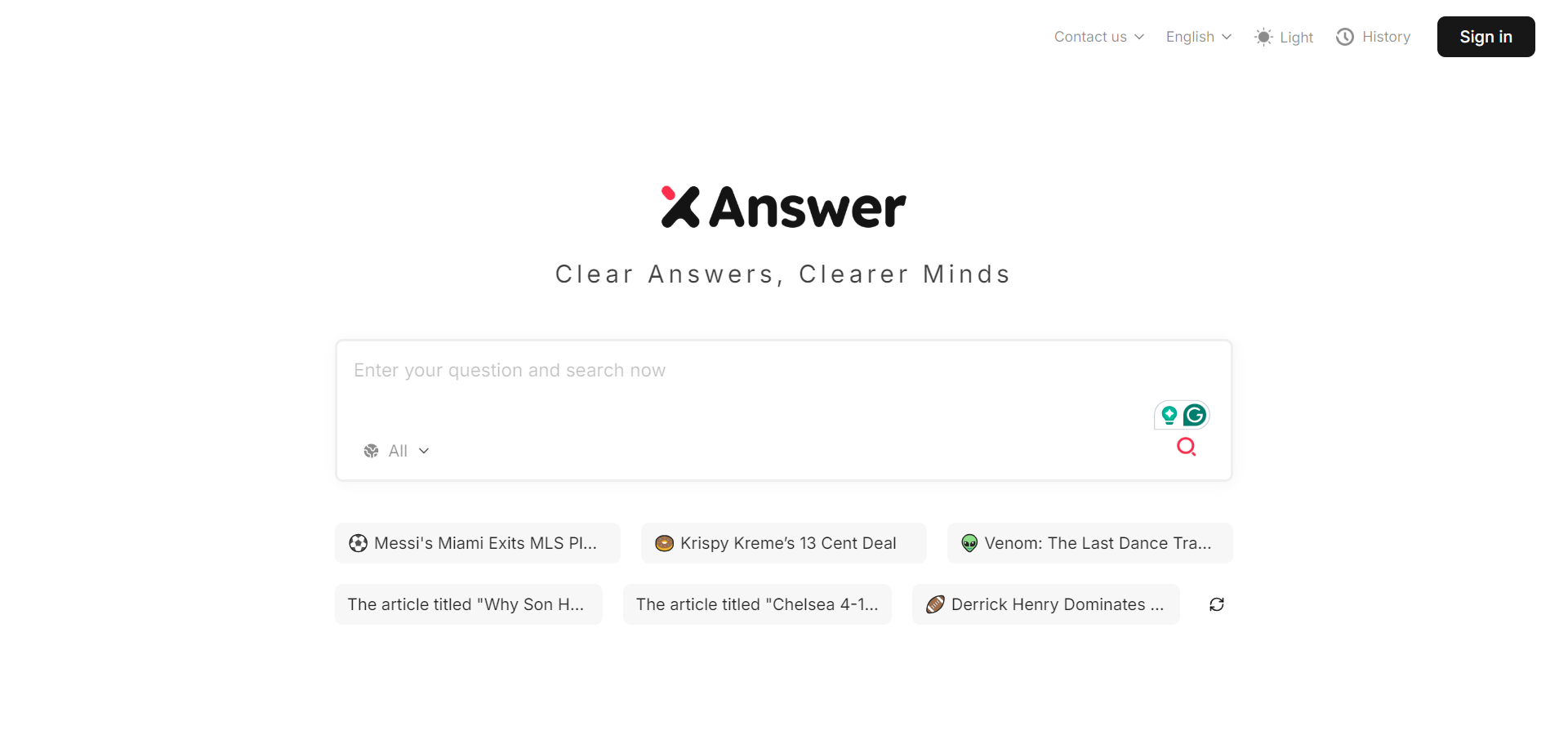 Xanswer