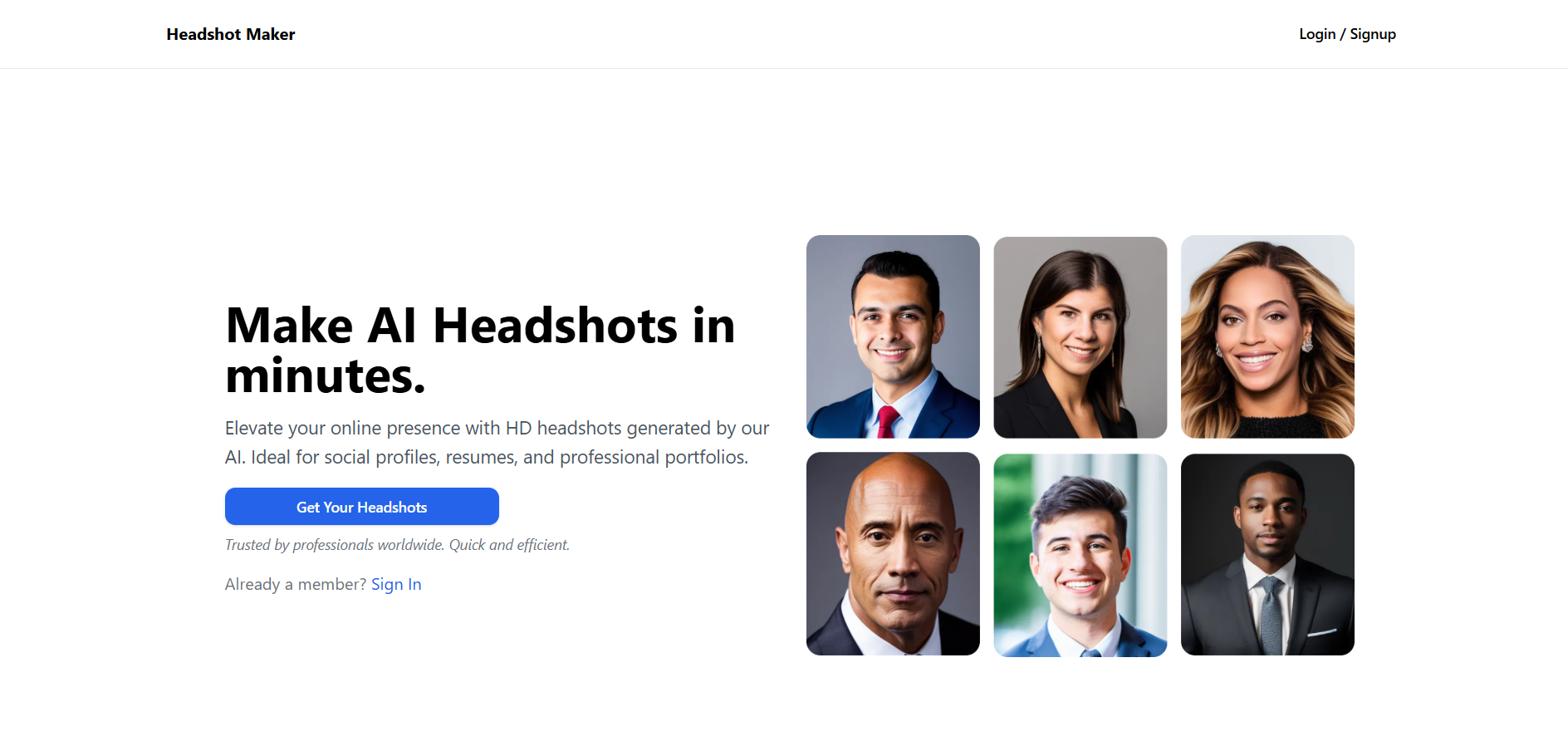 Headshot Maker