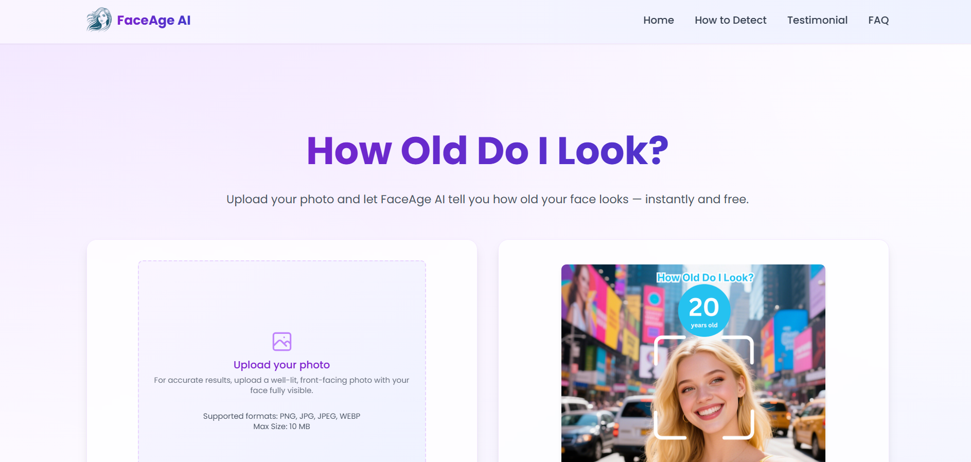 Face Age AI
