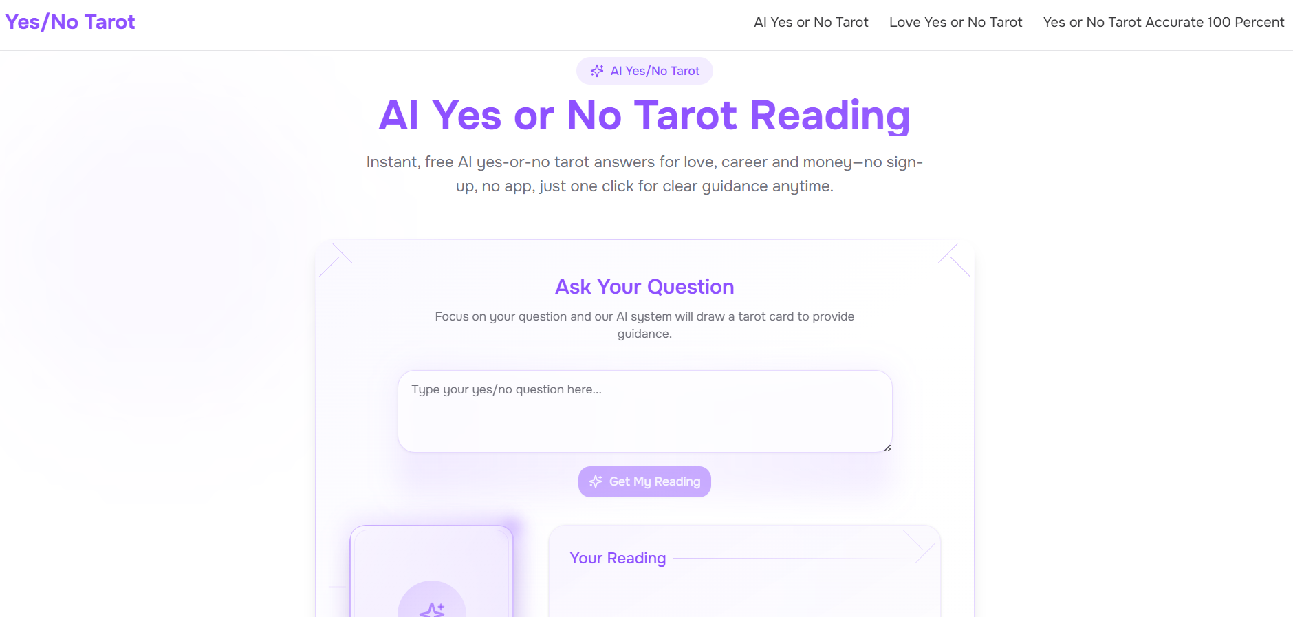 Yes/No Tarot