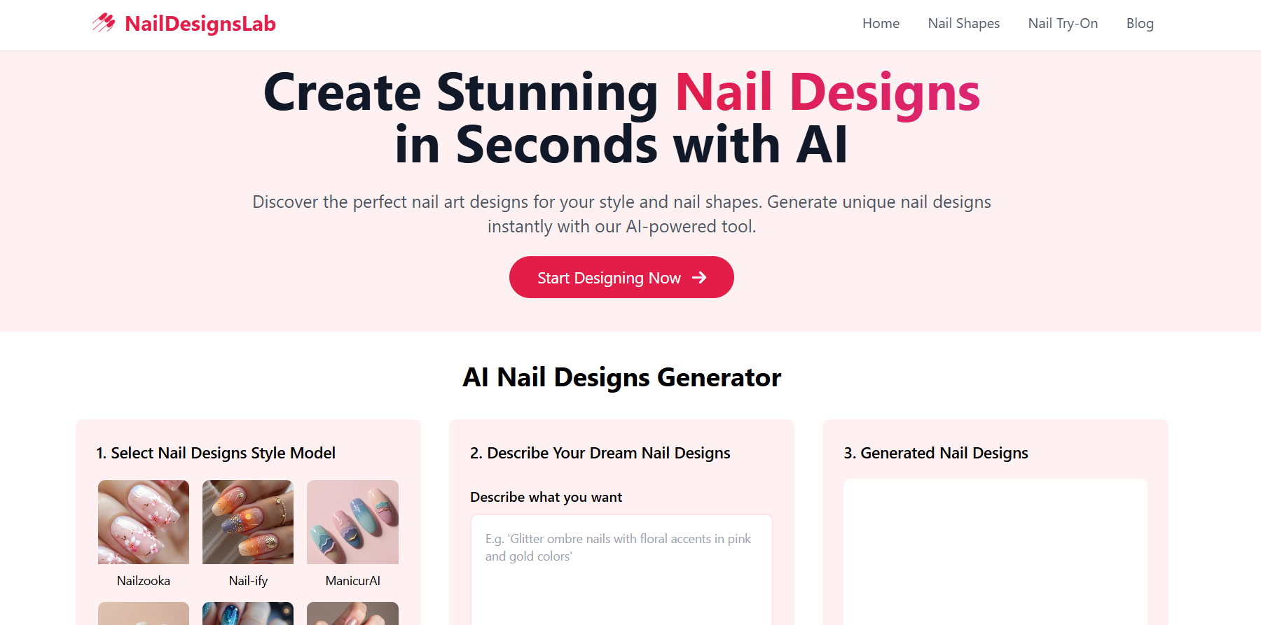 AI Nail Designs Lab