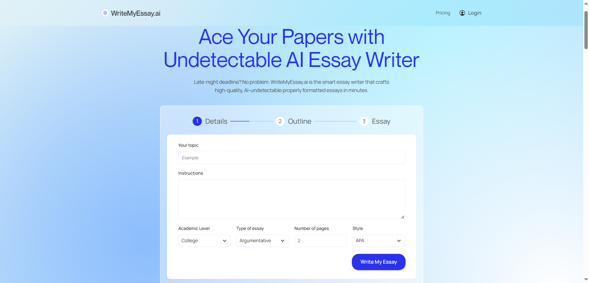 WriteMyEssay.AI