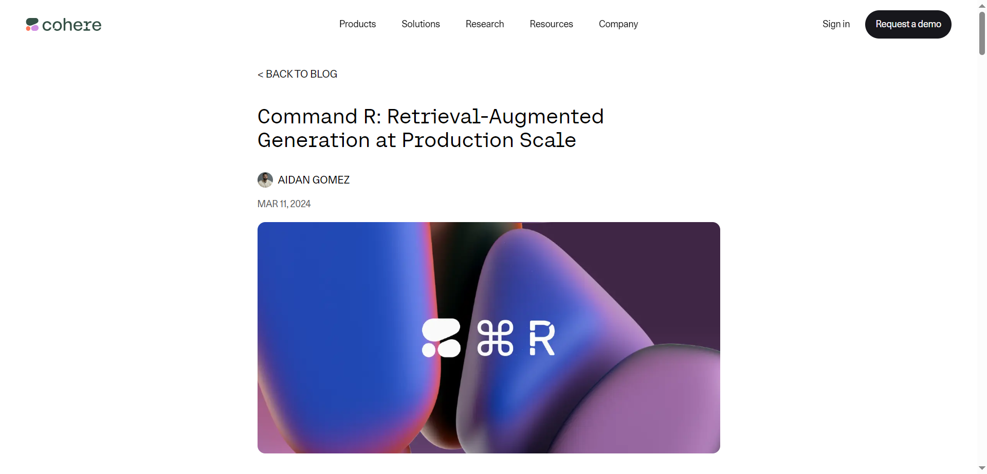 Cohere - Command R