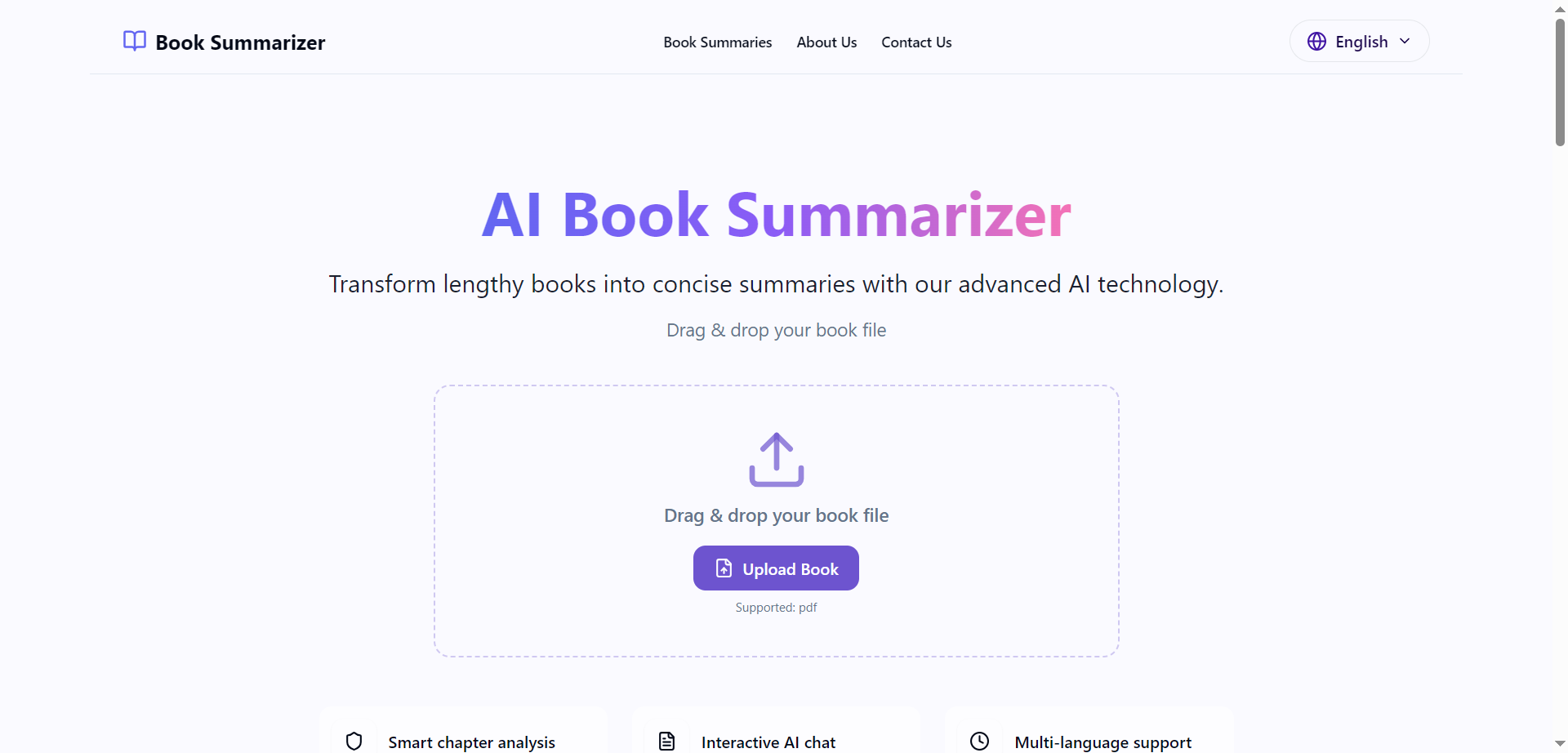 AI Book Summarizer