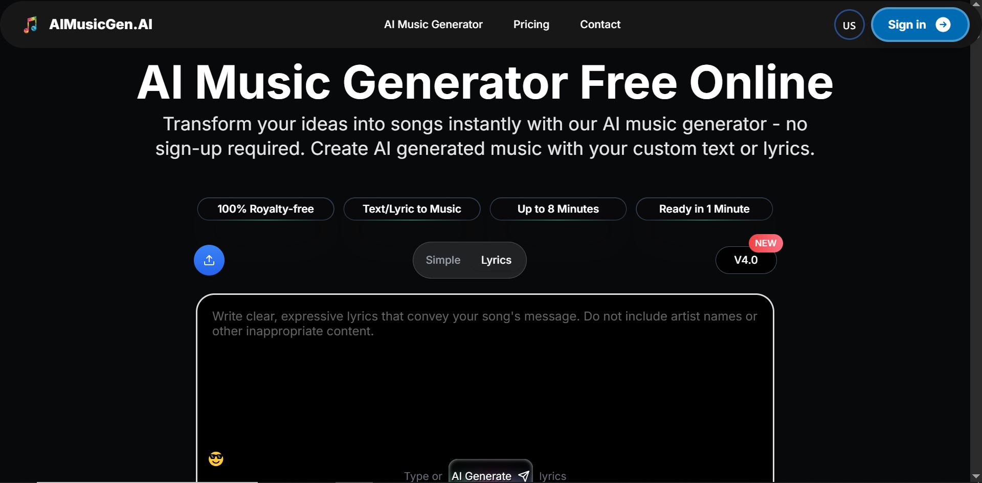 AI Music Generator