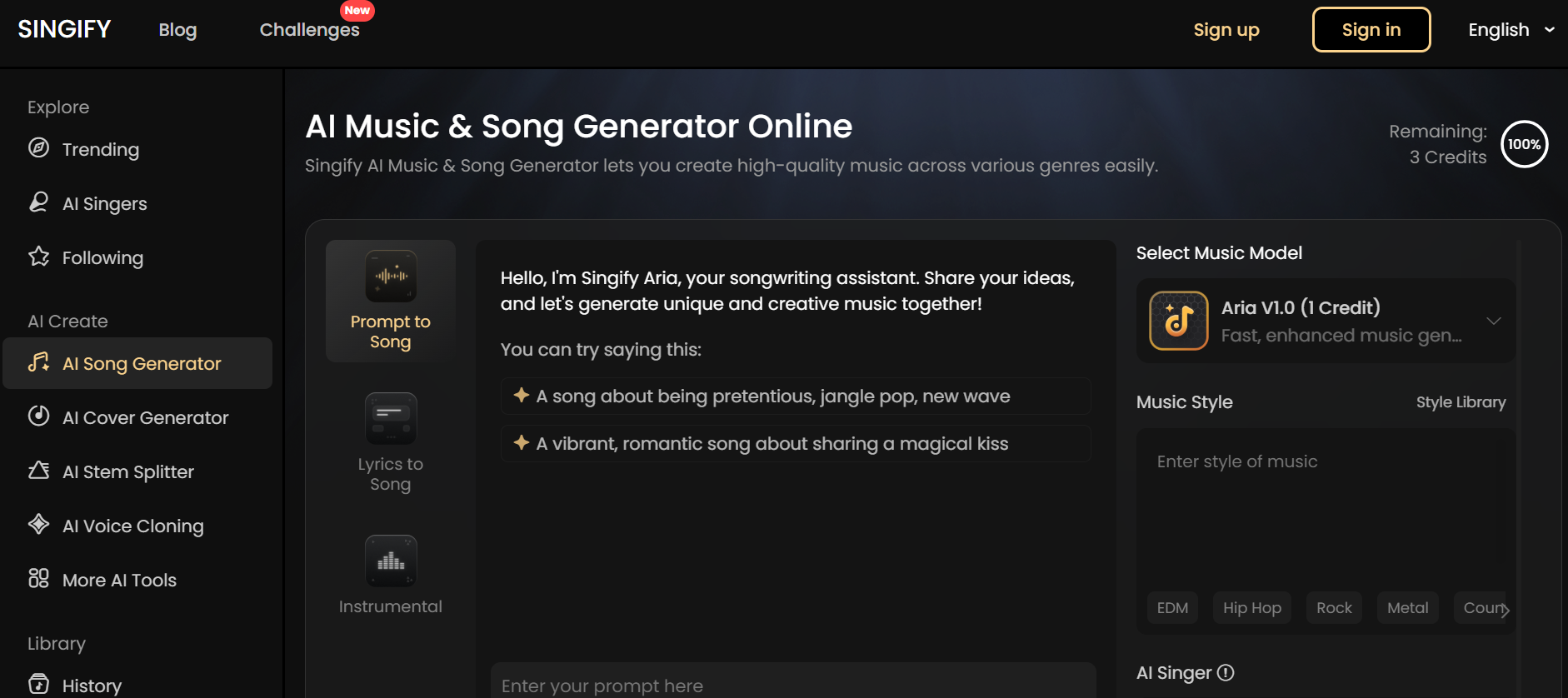 Singify
