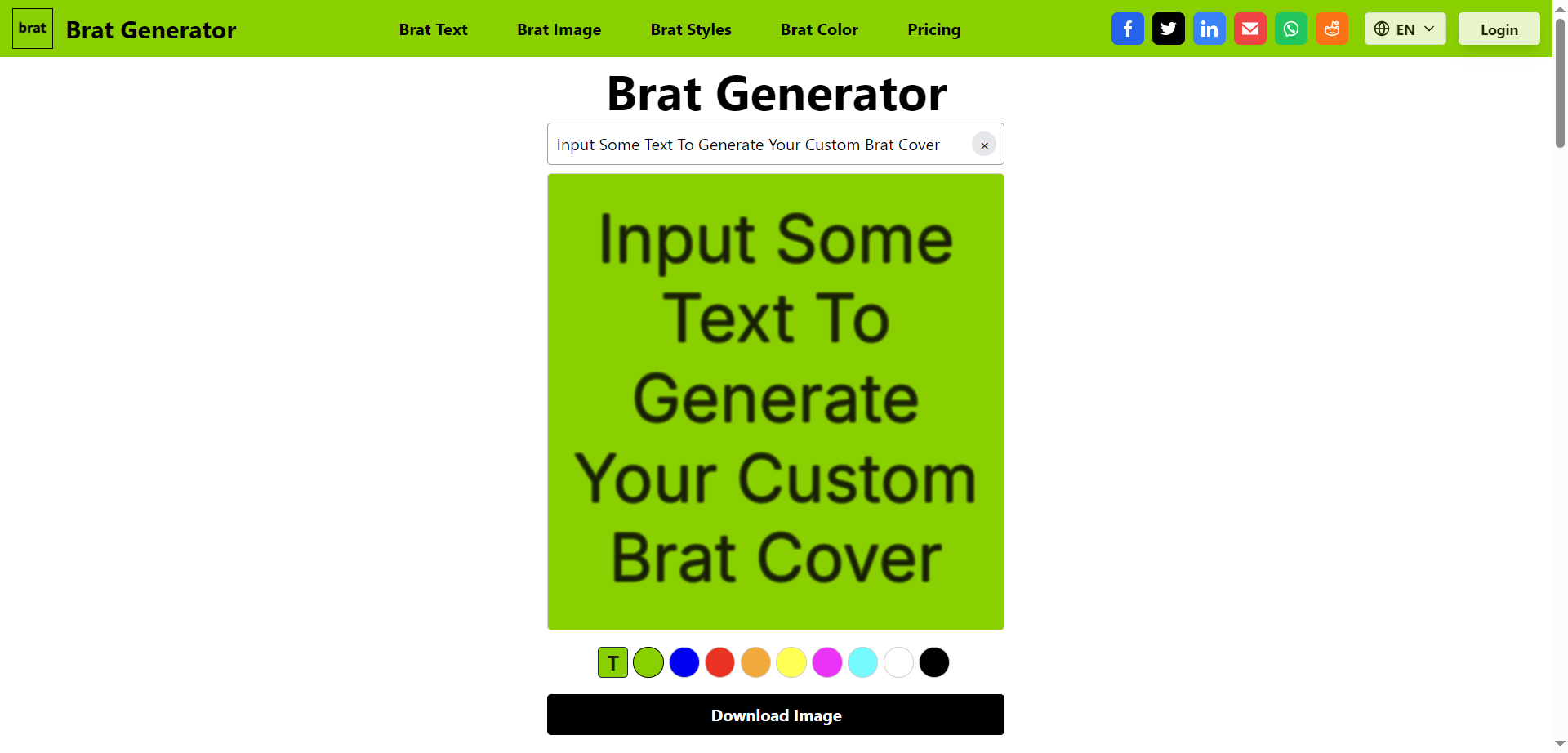 Brat Generator