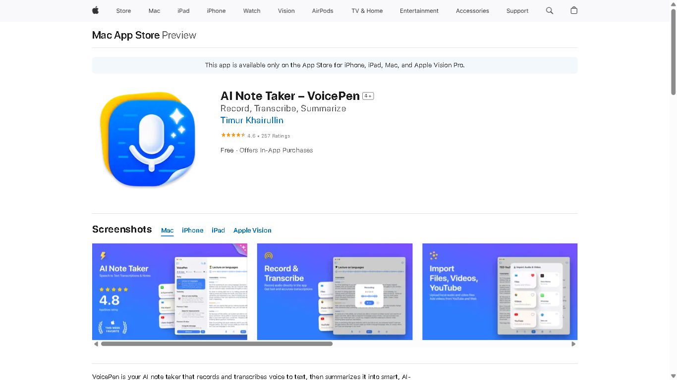 VoicePen App