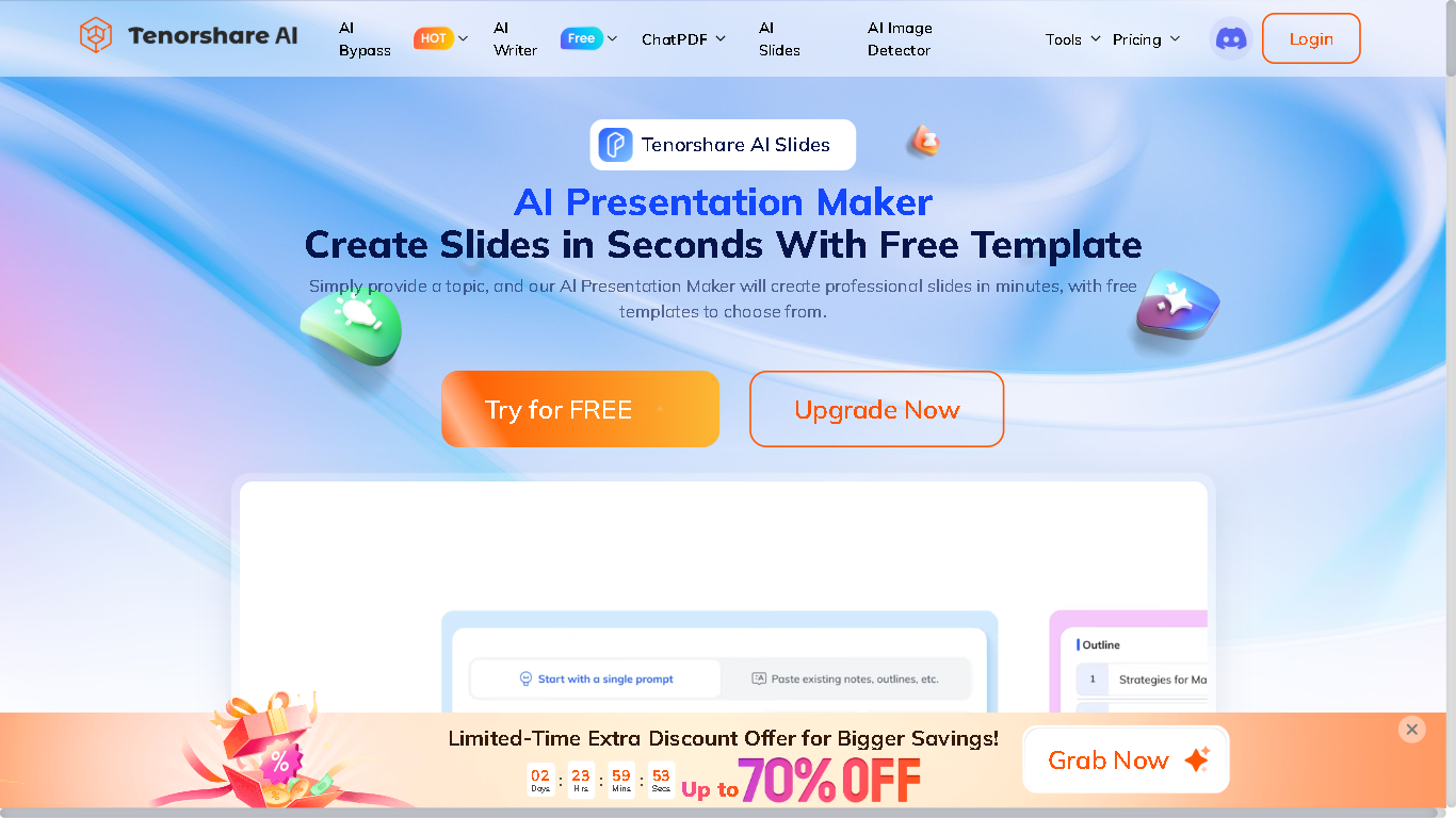 Tenorshare AI Slides