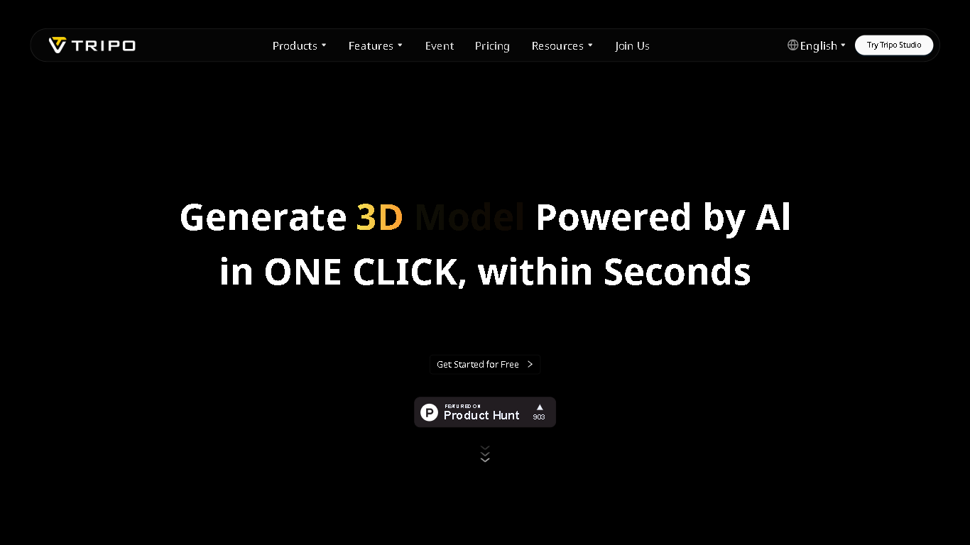 Tripo 3D AI