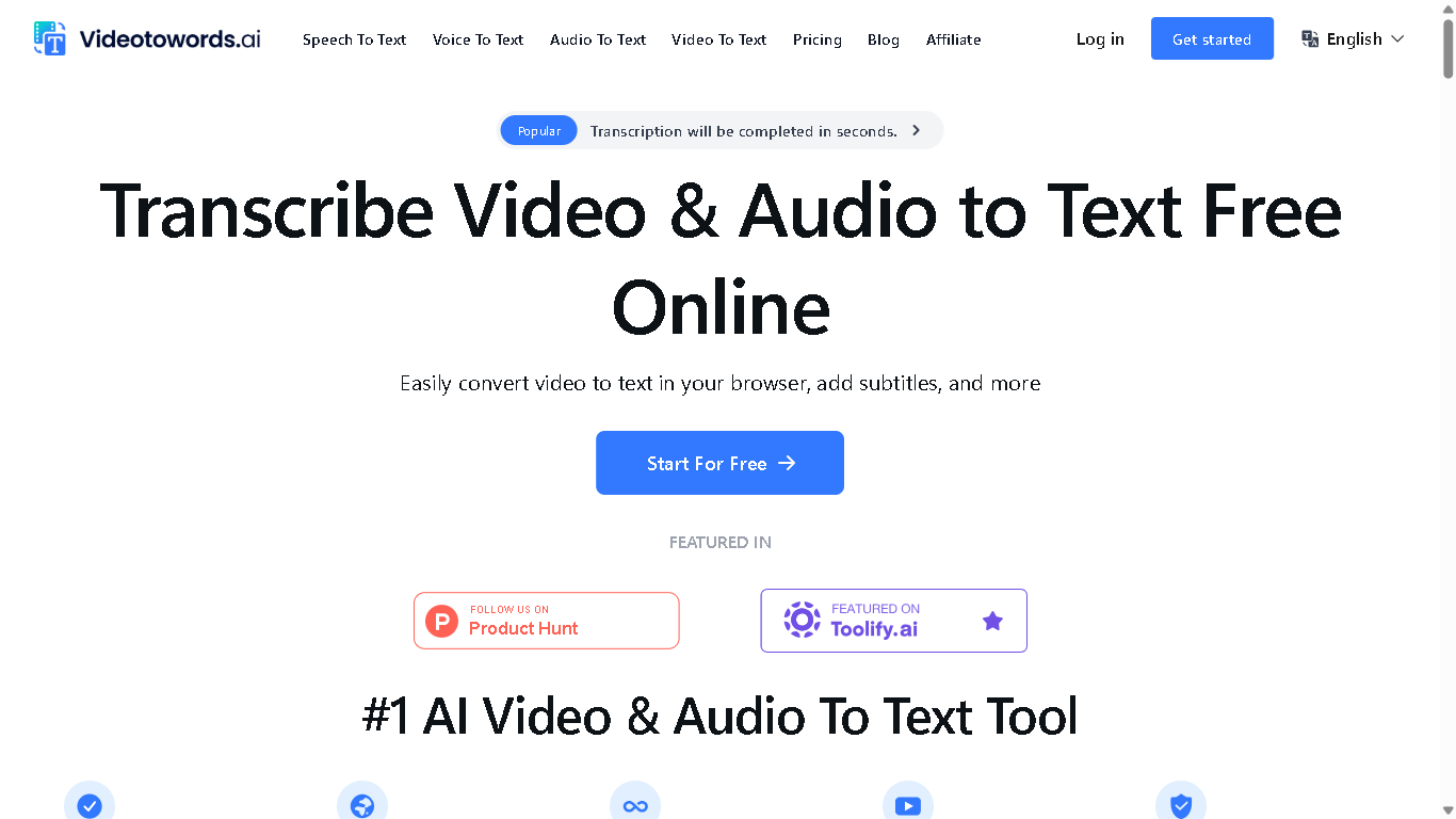 VideoToWords AI