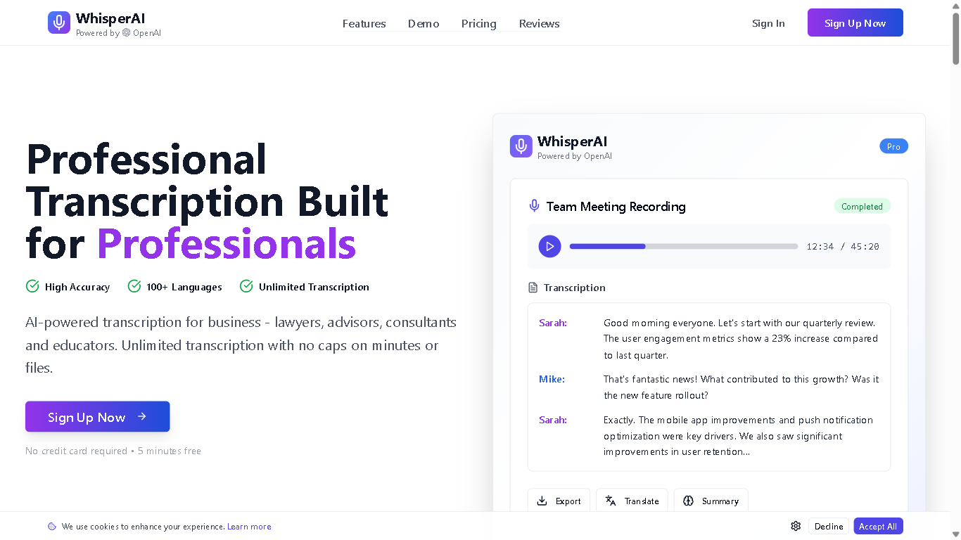Whispr AI by OpenAI