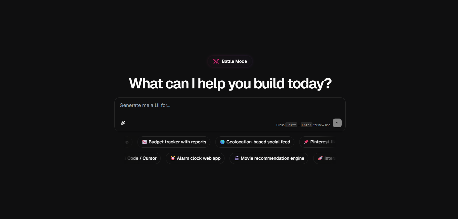 WebDev Arena