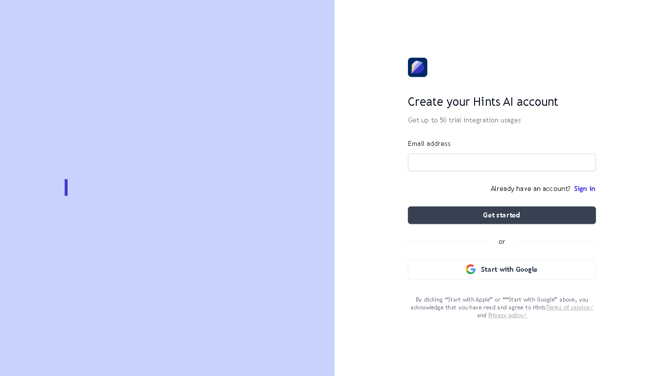 Hints: CRM AI Assistant