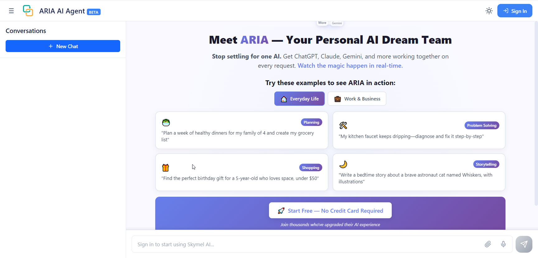 ARIA AI Agent