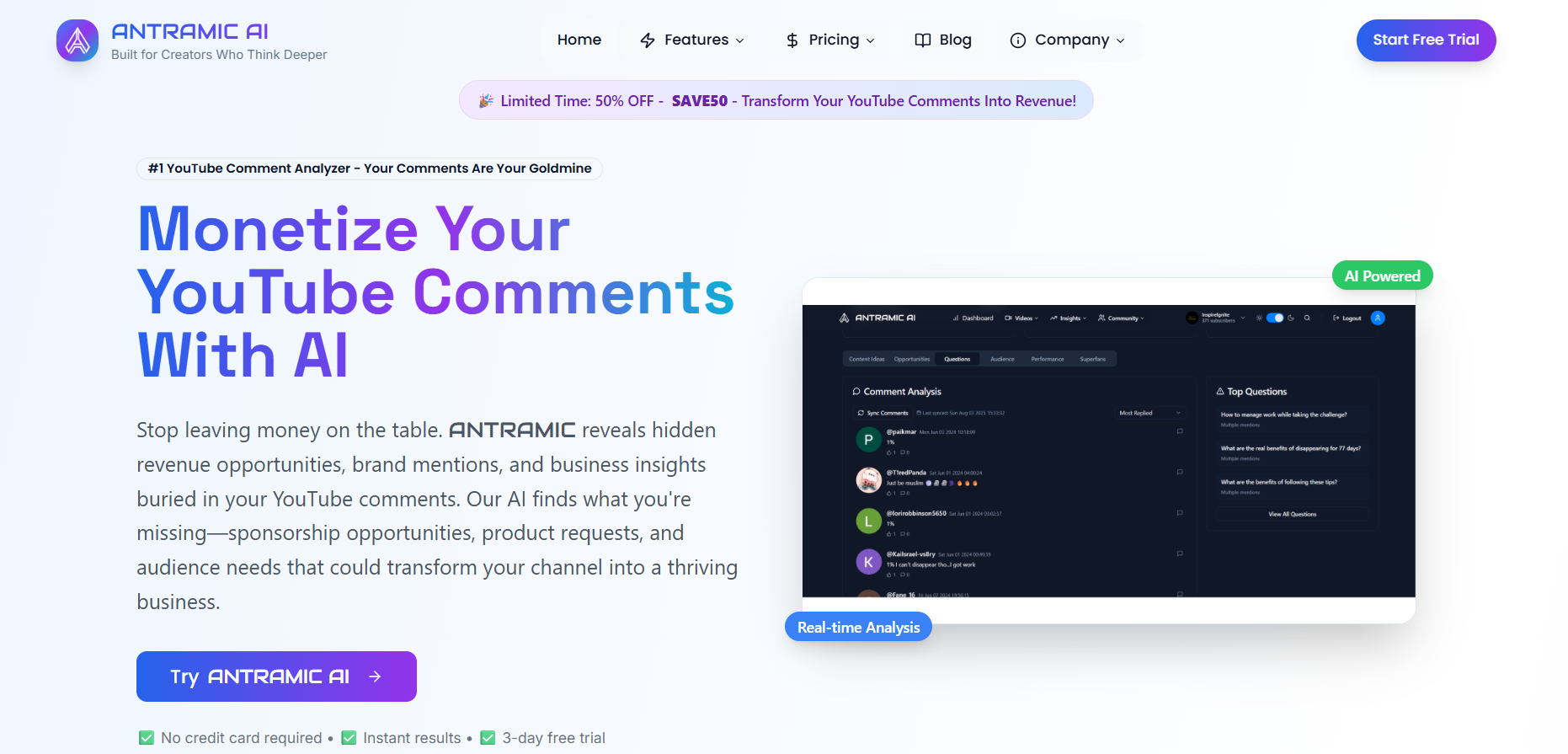 ANTRAMIC AI