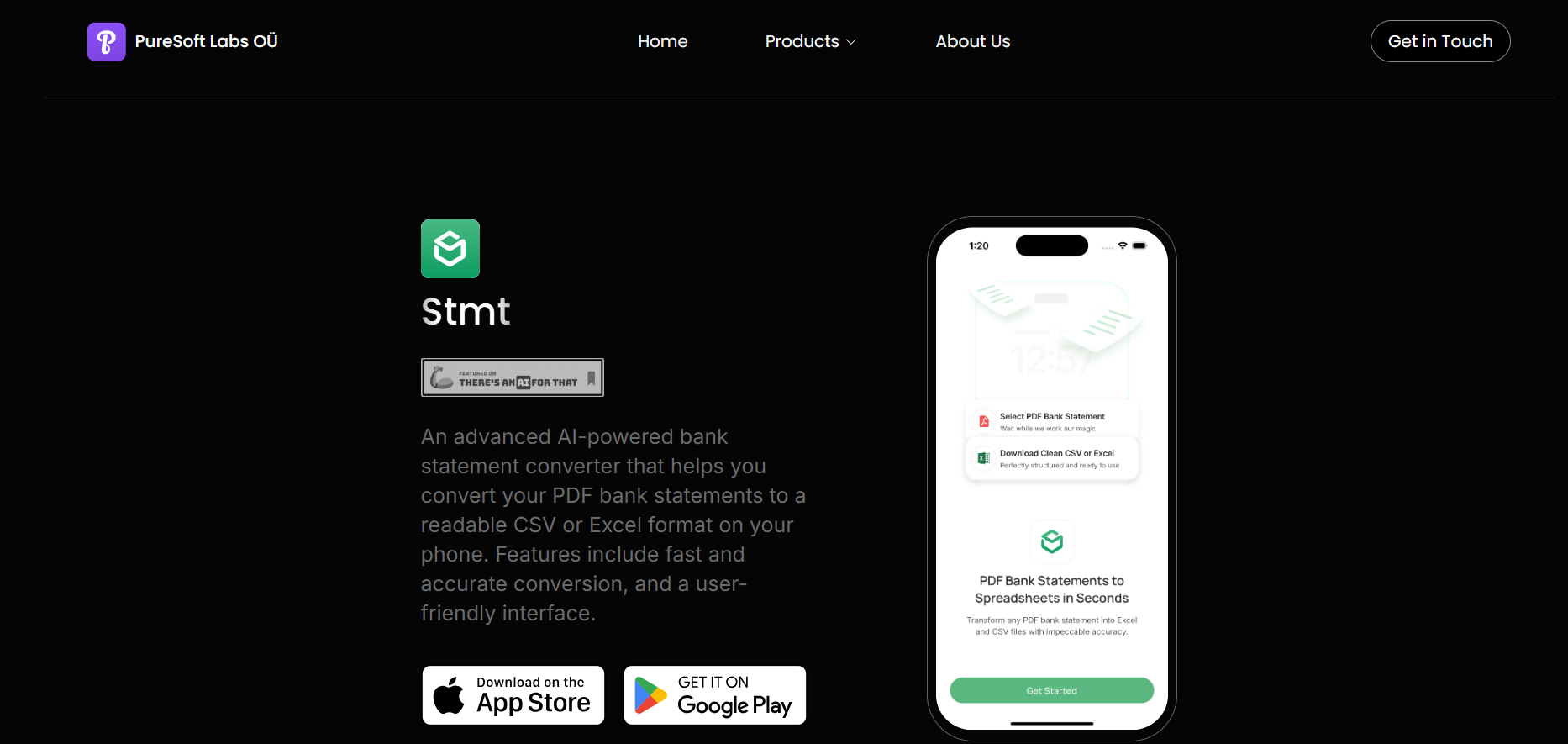 Stmt: Bank Statement Converter