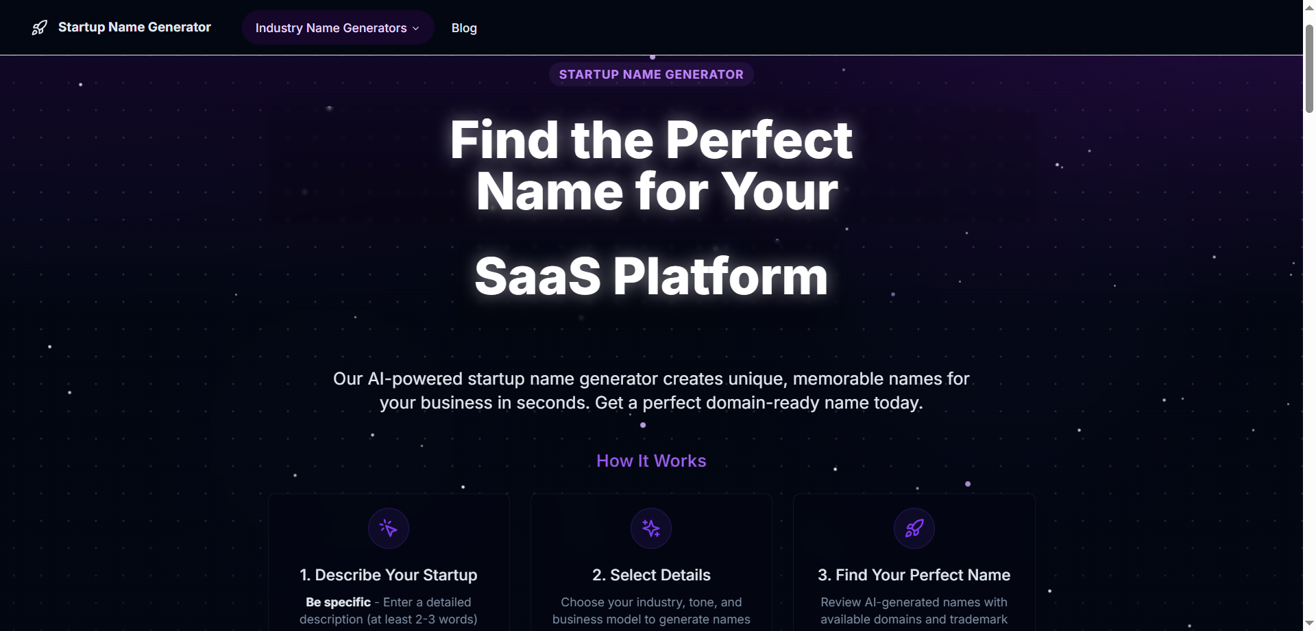 Startup Name Generator
