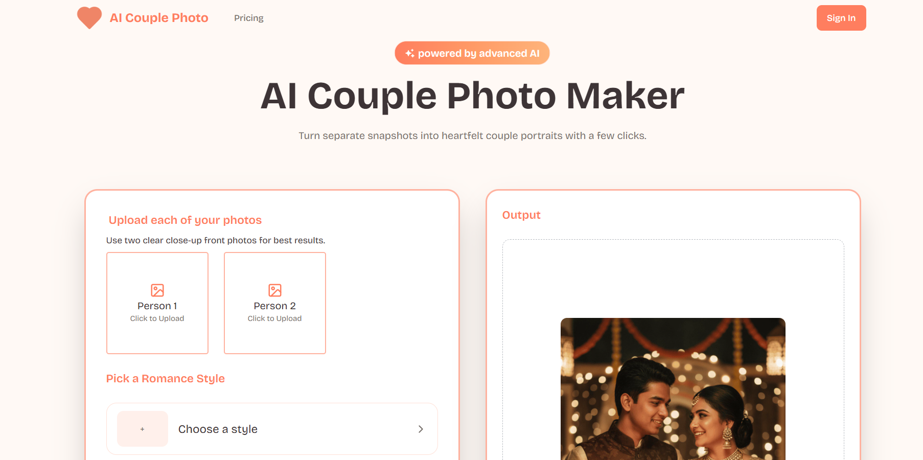 AI Couple Photo