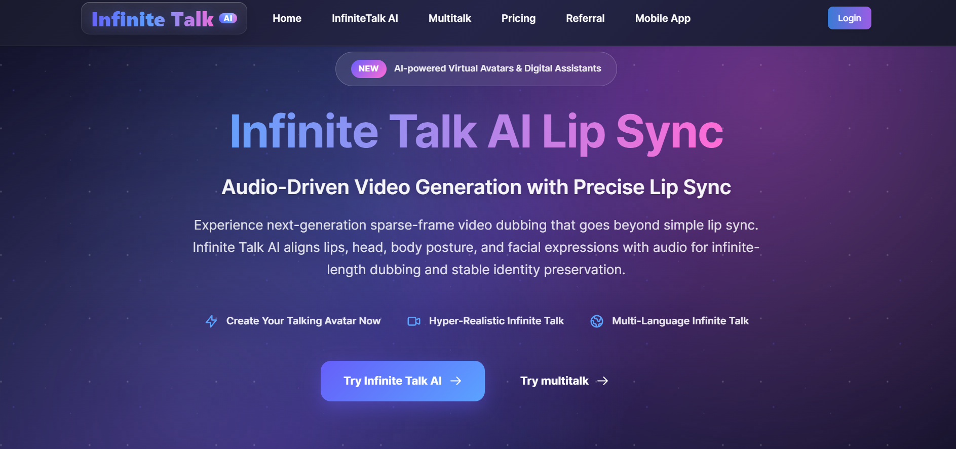 Infinite Talk AI