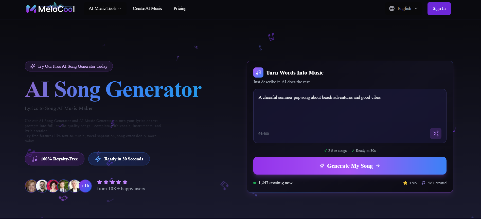 MeloCool-AI Song Generator