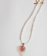 Necklace "Sunset with champagne"