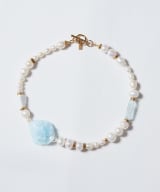 Choker "Light blue water"