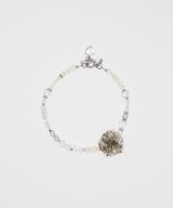 Choker "Gray rose"