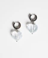 Earrings "Crystal hearts"