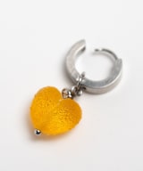 Earring "Aperol Sugar Heart" 