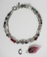 Necklace "Blood Moon Wing"