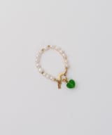 Bracelet "Emerald Spark Heart Bracelet"