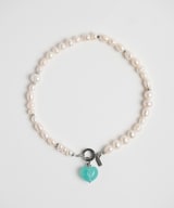 Necklace "Lagoon Heart"
