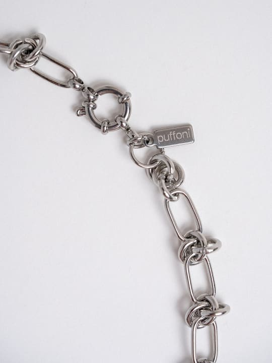 Necklace "Iron Pulse" hovered