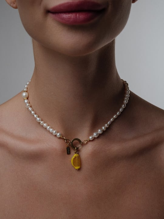 Pendant "Lemon Marmalade Slice" hovered