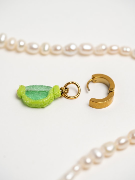 Pendant "Lime Marmalade Slice"  hovered