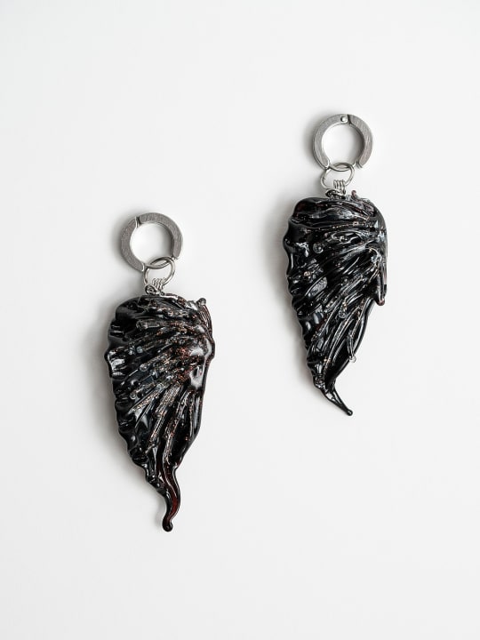 Earrings "Wings of Night" primary