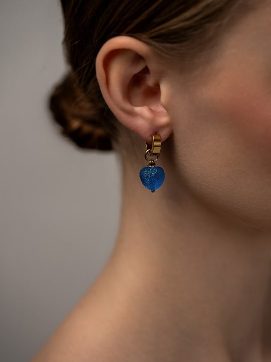 Earring "Summer Breeze Heart" hovered