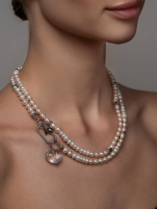 Pendant "Venetian Heart" hovered